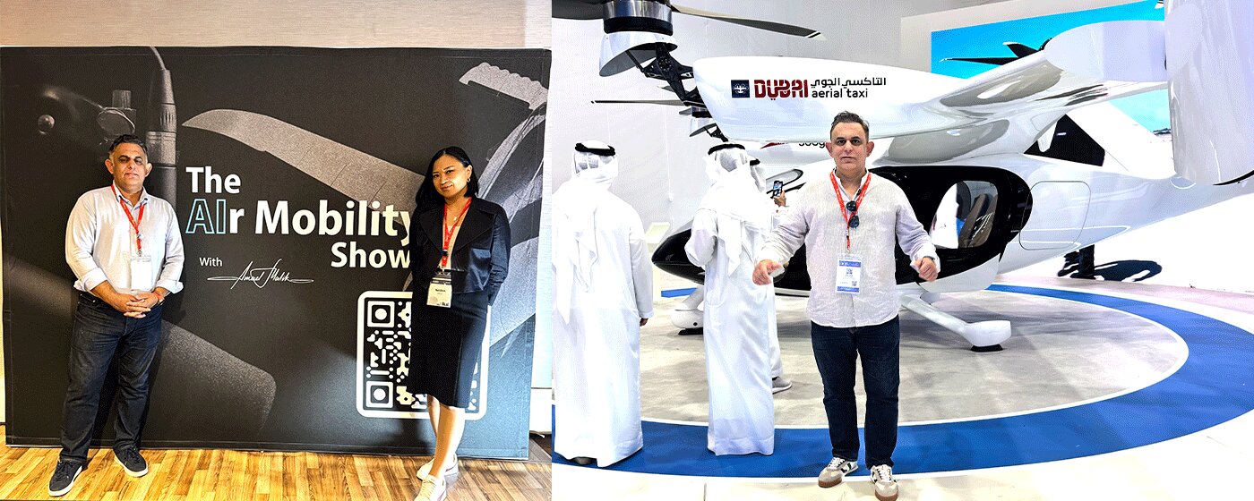The AIr Mobility Show, podcast, co-hosted with Nadia